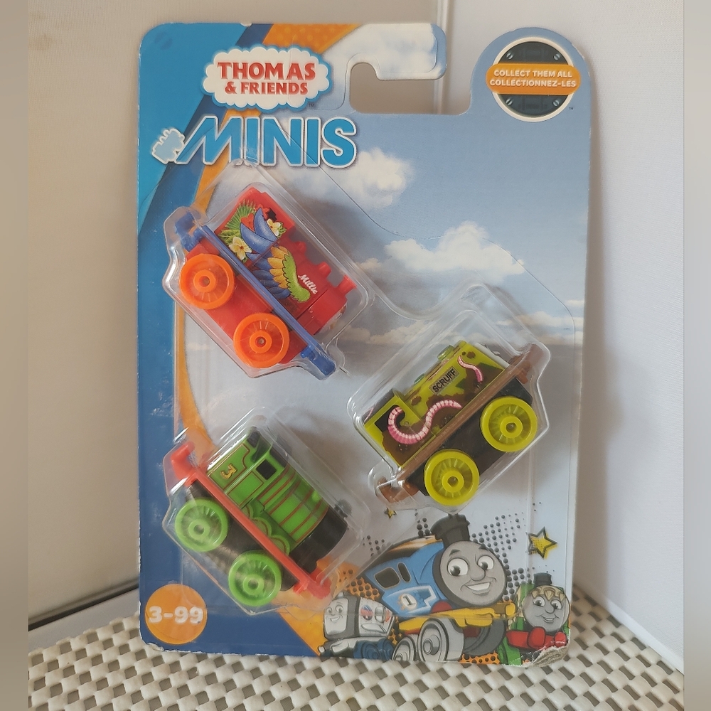 Thomas and Friends Minis: Parrot Millie, Worms Scruff, Henry NWT 2018 Trains